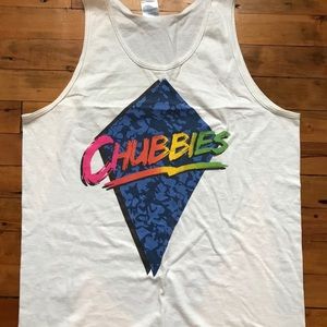 Rare Chubbies Shorts Gildan Tank Large